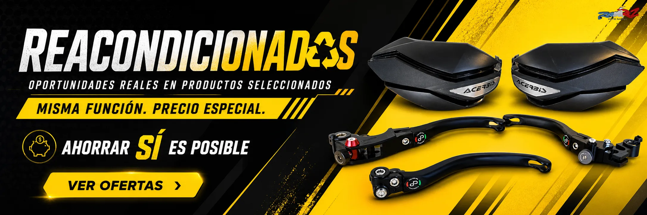 accesorios moto reacondicionados